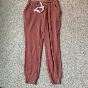 ribbed lounge joggers